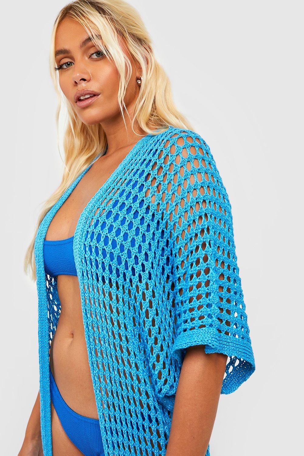 Kimono plage crochet new arrivals